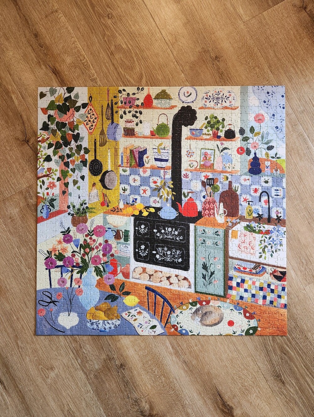 Eeboo 1,000 Piece Morning Kitchen Puzzle - Picture 2 of 3